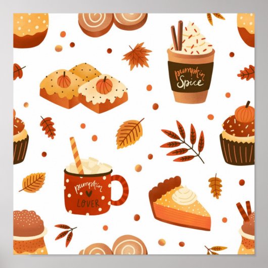 Najaarpatroon Poster (Voorkant)