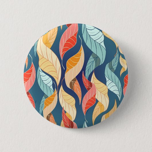Najaarpatroon Ronde Button 5,7 Cm (Voorkant)