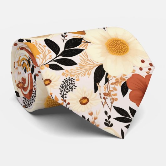 Najaarpatroon Stropdas (Opgerold)