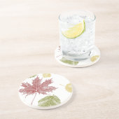 Najaarpatroon Zandsteen Onderzetter (Zijkant)