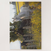 Najaarportret van drie paarden legpuzzel (Verticaal)