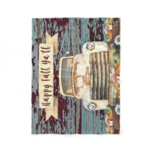 Najaars Antiek Rustic Truck & Herfst Pumpkins