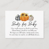 Najaars Baby shower van zonnebloemen Informatiekaartje (Voorkant)