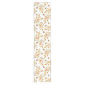 Najaars bladeren en eikels gevild korte tafelloper (Voorkant)