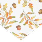 Najaars bladeren en eikels gevild korte tafelloper (Hoek)