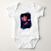 Najaars bladeren in Neon en Blue Romper (Voorkant)