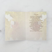 Najaars bladeren, Thanksgiving dag gebed Kaart (Binnen)