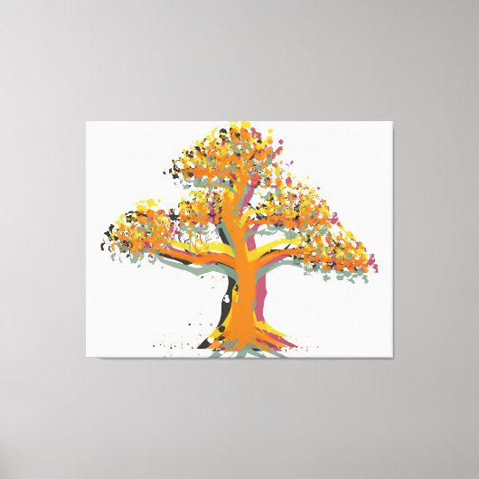 Najaars boom #2 canvas afdruk (Voorkant)