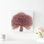 Najaars boom #4 vierkante klok (Huis)