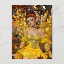 Najaars Dance Fae Fantasy Art Briefkaart