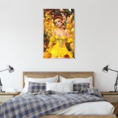 Najaars Dance Fae Fantasy Art Canvas Afdruk (Insitu (Slaapkamer))