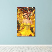 Najaars Dance Fae Fantasy Art Canvas Afdruk (Insitu (Houten vloer))