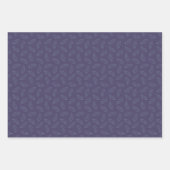 Najaars eikenhouten inpakpapier - pruim/blauwgroen (Voorkant 2)