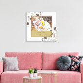 Najaars fall leves Swirls Family Photo Canvas Art (Insitu (Woonkamer))