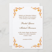 Najaars filebruininguitnodiging 5 x 7 kaart (Voorkant / Achterkant)