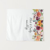 Najaars Foto Booth, Fall Wedding Backdrop Decor Wandkleed (Voorkant (horizontaal))