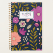 Najaars gepersonaliseerde planner voor Floral Patt (Voorkant)
