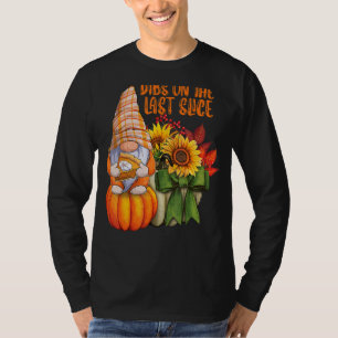Najaars Gnome houdt van Pumpkin Pie Dessert en Her T-shirt