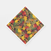 Najaars Herfst Colorful Leaves Servet (Hoek)