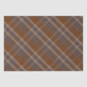 Najaars Herfst Klassieke  Pset Tartan Patroon Tissuepapier (Voorkant)