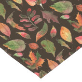 Najaars Herfst kleurrijke bladeren 1 chocolade bru Lange Tafelloper (Hoek)