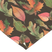 Najaars Herfst kleurrijke bladeren 2 chocolade bru Lange Tafelloper (Hoek)