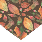 Najaars Herfst kleurrijke bladeren 3 Chocolade Bro Lange Tafelloper (Hoek)