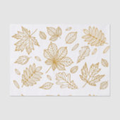 Najaars Herfst Leaf Print Tissuepapier (Voorkant)