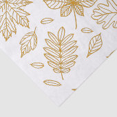 Najaars Herfst Leaf Print Tissuepapier (Detail)
