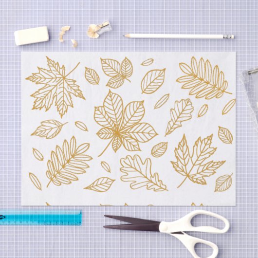 Najaars Herfst Leaf Print Tissuepapier (Craft)