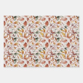 Najaars Herfst Maple laat papierpakbladen overlope Inpakpapier Vel (Voorkant 2)