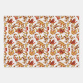 Najaars Herfst Maple Leaves Inpakpapier Vel (Voorkant 3)