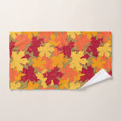 Najaars Herfst Maple verlaat patroon Bad Handdoek (Handdoek)
