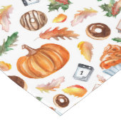 Najaars Herfst pompoenen laten een lichtpatroon ac Lange Tafelloper (Hoek)