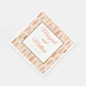 Najaars Herfst Season Personalized Wedding Napkins Servet (Hoek)