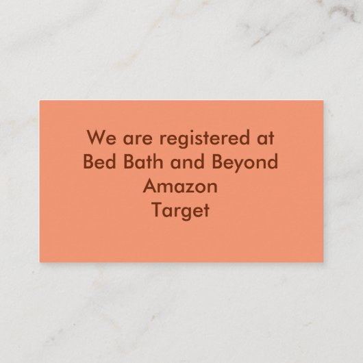 Najaars Kaart Sinaasappel en rode bruiloft (Achterkant)