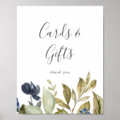 Najaars Kaarten en cadeauborden Poster (Voorkant)