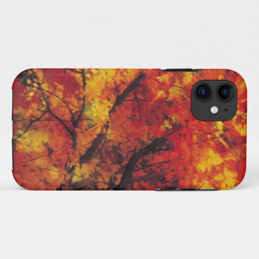 Najaars kleuren bladeren Case-Mate iPhone case (Achterkant (horizontaal))