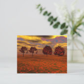 Najaars kleuren Maple Trees Art Gifts Briefkaart (Staand voorkant)