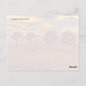 Najaars kleuren Maple Trees Art Gifts Briefkaart (Achterkant)