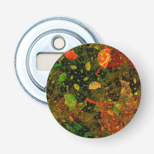Najaars kleurrijk decoratief ontwerp button flesopener