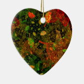 Najaars kleurrijk decoratief ontwerp keramisch ornament (Rechts)