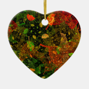 Najaars kleurrijk decoratief ontwerp keramisch ornament