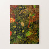 Najaars kleurrijk decoratief ontwerp legpuzzel (Verticaal)
