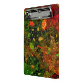 Najaars kleurrijk decoratief ontwerp mini klembord (Angled2)