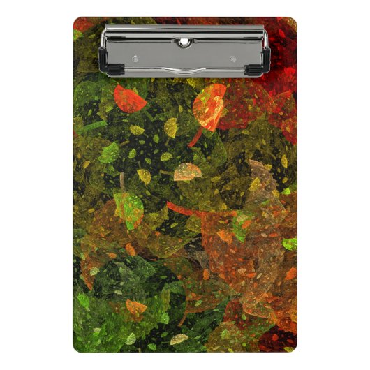 Najaars kleurrijk decoratief ontwerp mini klembord (Voorkant)