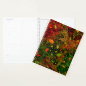 Najaars kleurrijk decoratief ontwerp planner (Display)