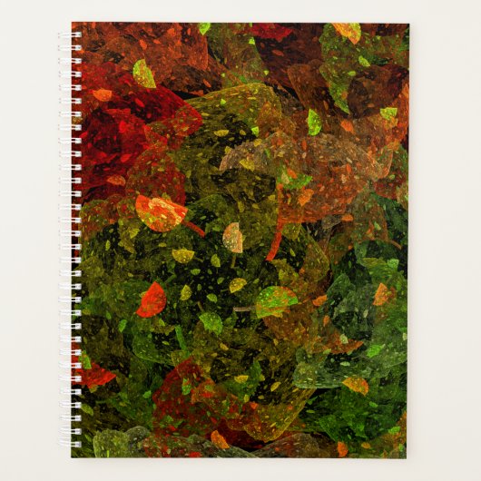 Najaars kleurrijk decoratief ontwerp planner (Voorkant)