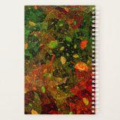 Najaars kleurrijk decoratief ontwerp planner (Achterkant)