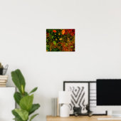 Najaars kleurrijk decoratief ontwerp poster (Thuiskantoor)